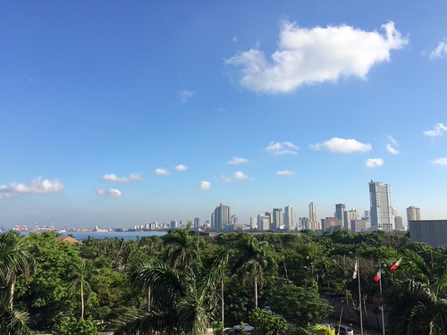Pemandangan cakrawala Manila